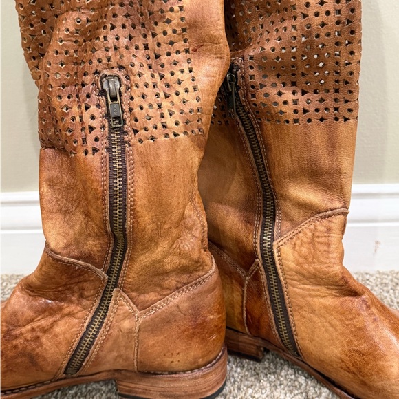 BED|STU Tan Heeled Boots - Picture 6 of 8